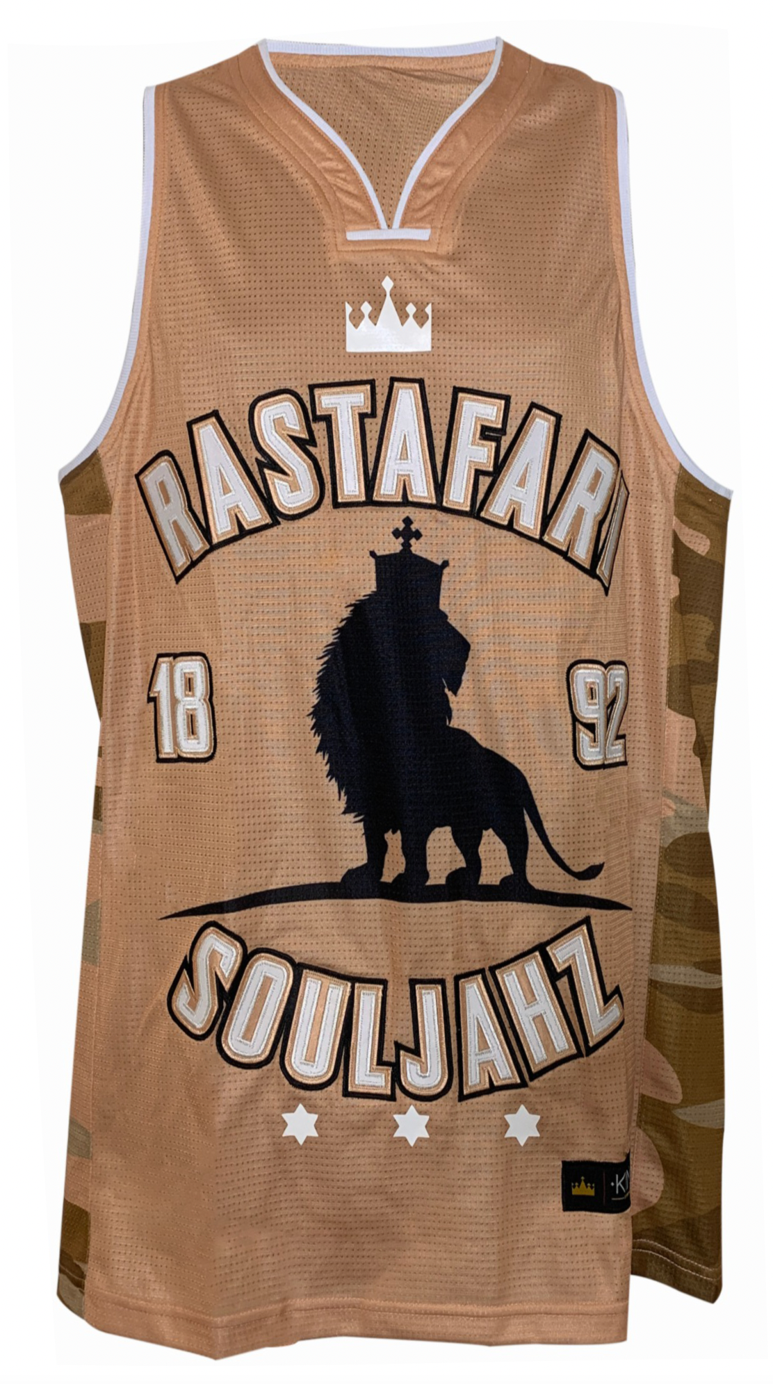 Rastafari Souljahz  -  Beige Camo